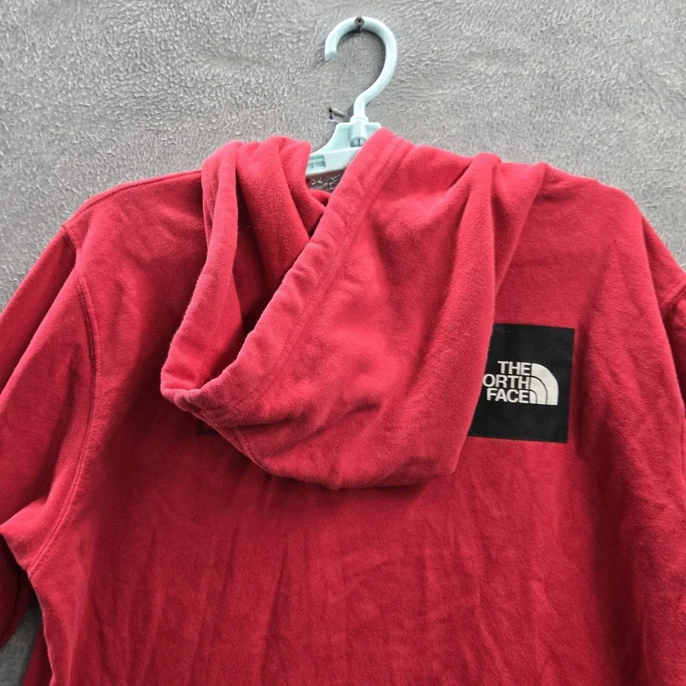 The‎ North Face Men Hoodie M Red Logo Embroidery Never Stop Exploring